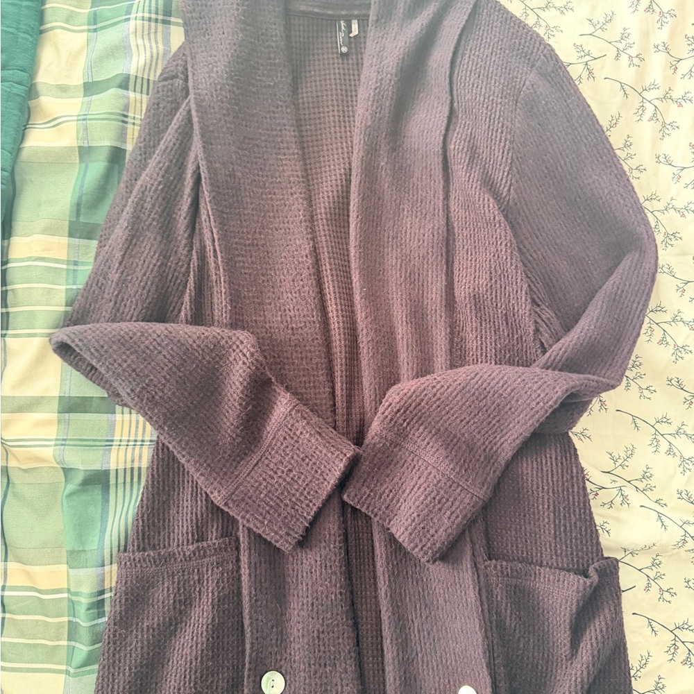 Women's Purple robe sweater